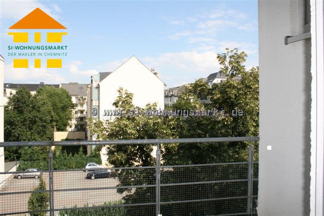 Blick vom Balkon